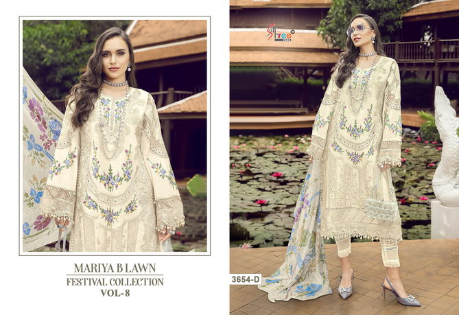 Mariya B Lawn Festival Collection Vol 8 By Shree Cotton Pakistani Suits Wholesalers In Delhi
